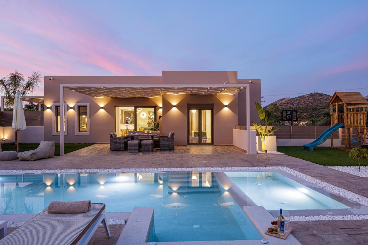 Koin Villa Sunrise, With Heated Pool & Whirlpool Perama  Экстерьер фото